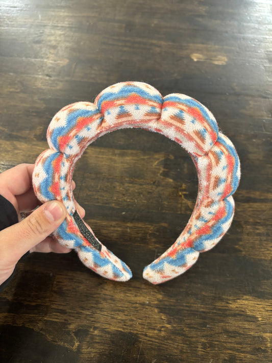 Get Ready With Me Headband- Aztec