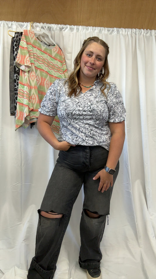 Soft Tooled Blouse