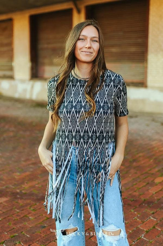 Fringe Aztec Shirt